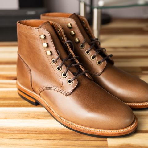 Grant Stone Nora Boot in Horween Dune Chromexcel