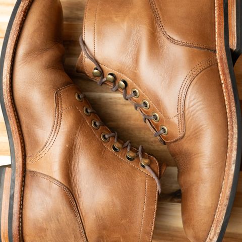 Grant Stone Nora Boot in Horween Dune Chromexcel