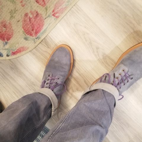 Grant Stone Diesel Boot in C.F. Stead Sky Kudu Reverse