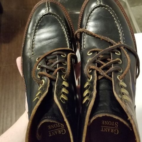 Grant Stone Ottawa Boot in Horween Black Chromexcel
