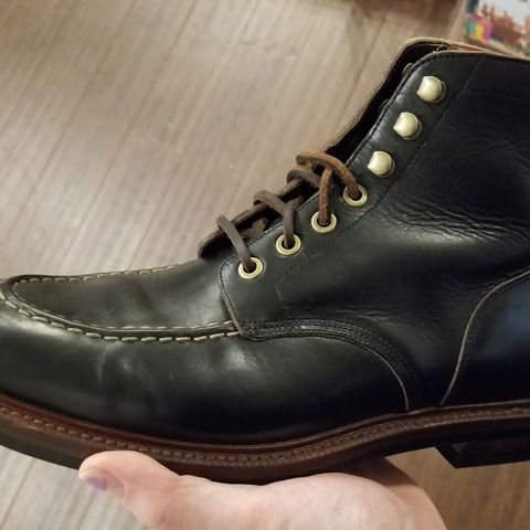 Grant Stone Ottawa Boot in Horween Black Chromexcel