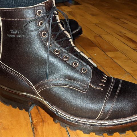 White's Okanogan in Horween Brown Waxed Flesh