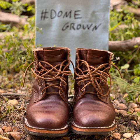 Nicks Lace Up Heritage in Horween Tan Waxed Flesh