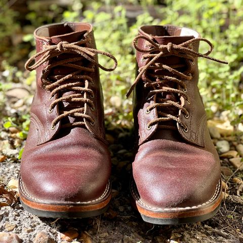 Nicks Lace Up Heritage in Horween Tan Waxed Flesh