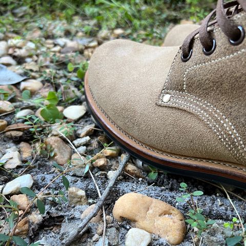 Viberg Boondocker in Horween Marine Field Roughout