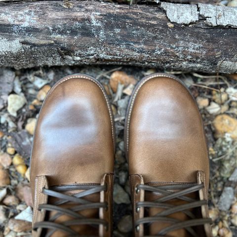 Viberg Service Boot in Horween Natural Chromexcel