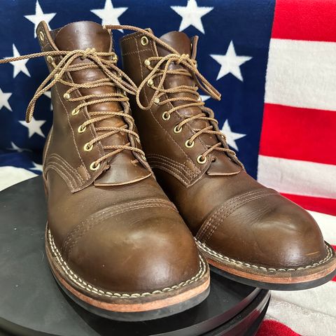 View photo of Nicks Americana in Horween British Tan Chromexcel