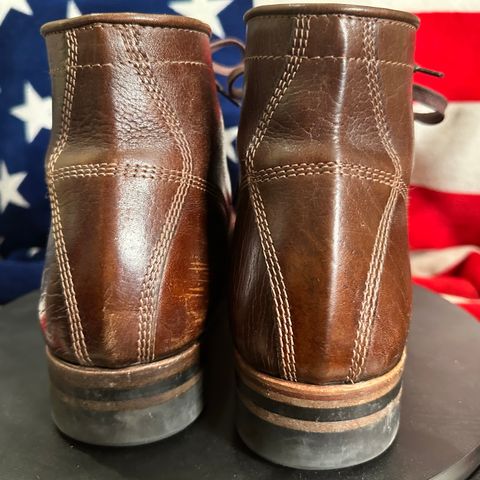 View photo of John Lofgren Ludlow Boots in Shinki Timber Oiled Horsebutt