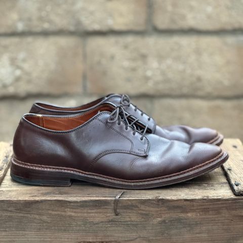 View photo of Alden Plain Toe Blucher in Horween Brown Chromexcel