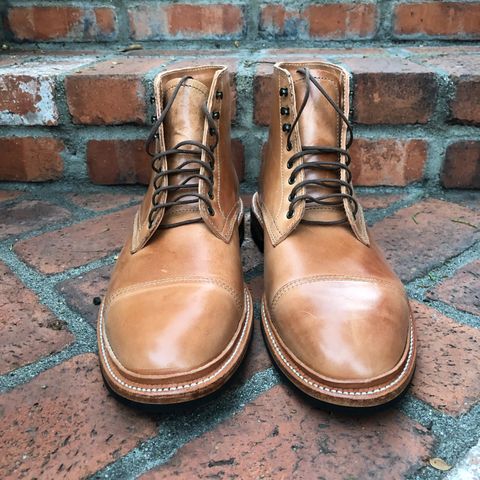 Oak Street Bootmakers Lakeshore Boot in Maryam Natural Horsebutt