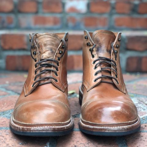 Oak Street Bootmakers Lakeshore Boot in Maryam Natural Horsebutt