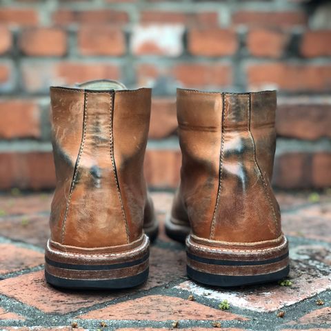 Oak Street Bootmakers Lakeshore Boot in Maryam Natural Horsebutt