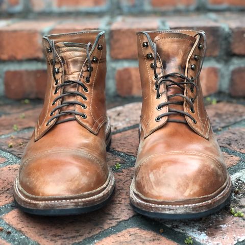 Oak Street Bootmakers Lakeshore Boot in Maryam Natural Horsebutt