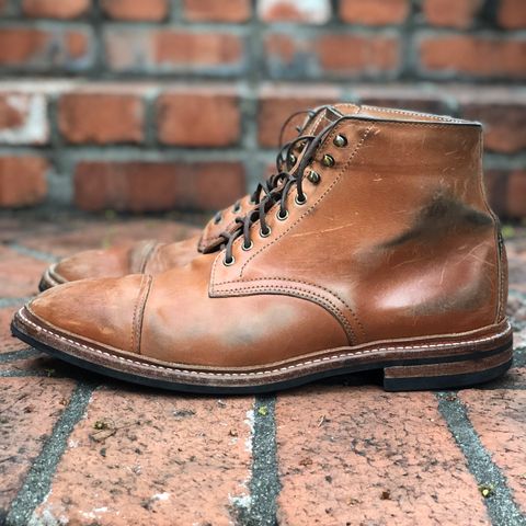 Oak Street Bootmakers Lakeshore Boot in Maryam Natural Horsebutt