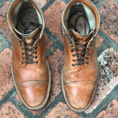 Oak Street Bootmakers Lakeshore Boot in Maryam Natural Horsebutt