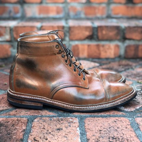 View photo of Oak Street Bootmakers Lakeshore Boot in Maryam Natural Horsebutt