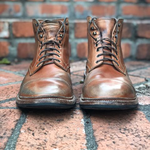 View photo of Oak Street Bootmakers Lakeshore Boot in Maryam Natural Horsebutt