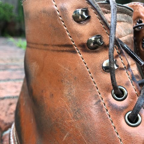 View photo of Oak Street Bootmakers Lakeshore Boot in Maryam Natural Horsebutt