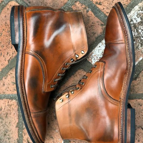 View photo of Oak Street Bootmakers Lakeshore Boot in Maryam Natural Horsebutt