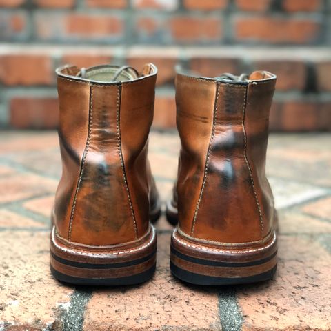 View photo of Oak Street Bootmakers Lakeshore Boot in Maryam Natural Horsebutt