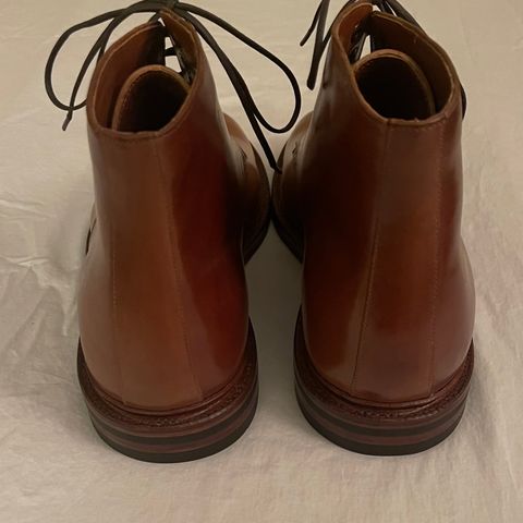 Grant Stone Edward Boot in Horween Honey Glazed Shell Cordovan