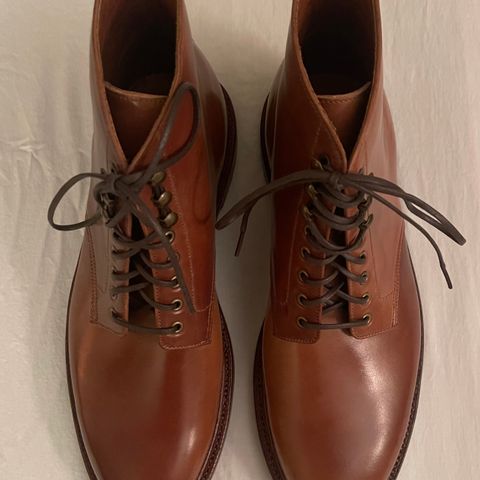 Grant Stone Edward Boot in Horween Honey Glazed Shell Cordovan