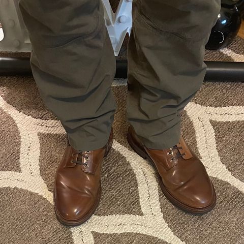 Grant Stone Edward Boot in Horween Honey Glazed Shell Cordovan