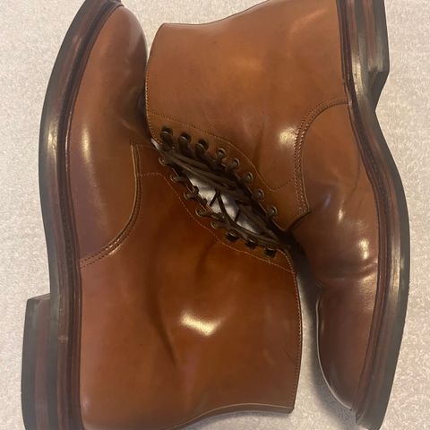 Grant Stone Edward Boot in Horween Honey Glazed Shell Cordovan
