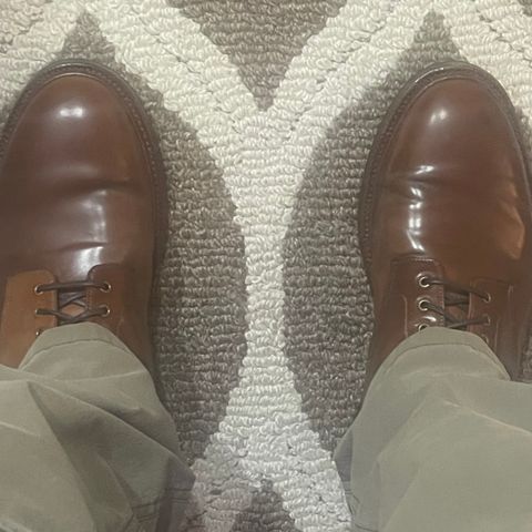 Grant Stone Edward Boot in Horween Honey Glazed Shell Cordovan