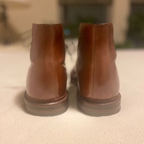 Grant Stone Edward Boot in Horween Honey Glazed Shell Cordovan