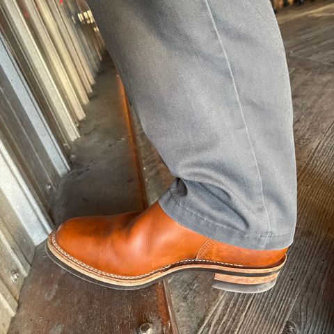 Wesco Boss Engineer Boot in Seidel British Tan Domain