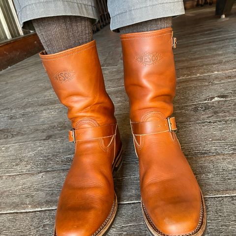 Wesco Boss Engineer Boot in Seidel British Tan Domain