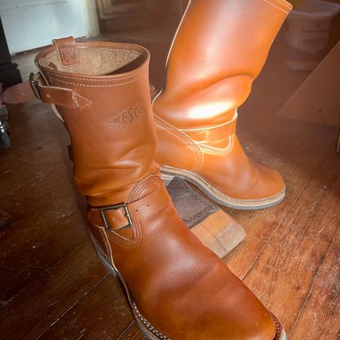Wesco Boss Engineer Boot in Seidel British Tan Domain