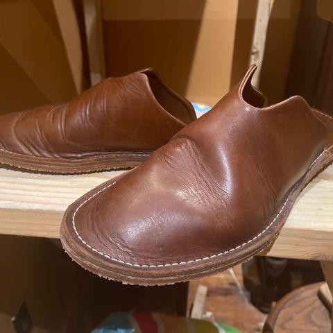WP Standard Mr. Grumpy Leather Slippers
