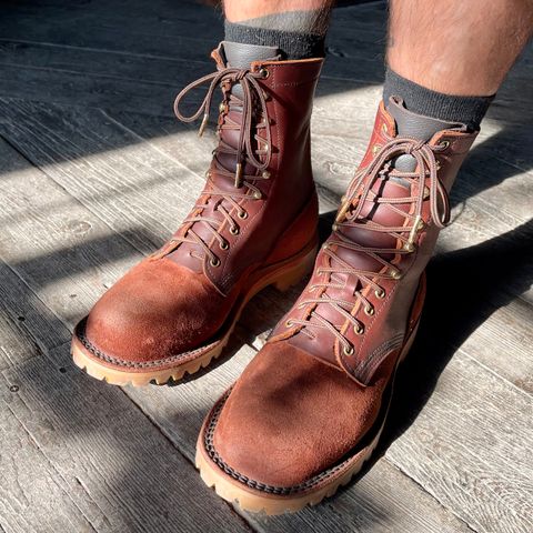JK Boots O.T. in Seidel Redwood Oil Tan Roughout