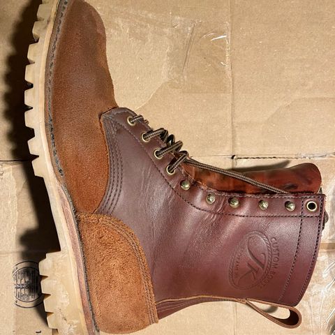 JK Boots O.T. in Seidel Redwood Oil Tan Roughout