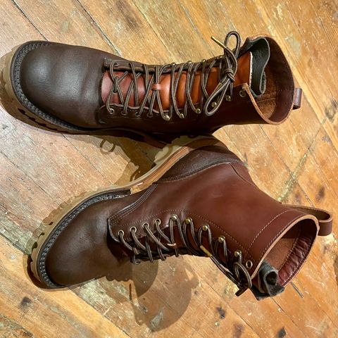 JK Boots O.T. in Seidel Redwood Oil Tan Roughout