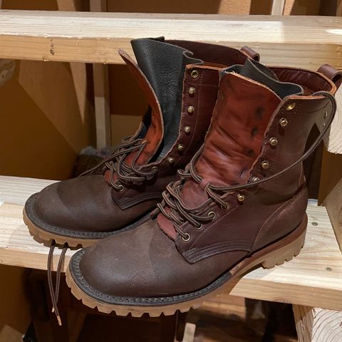 JK Boots O.T. in Seidel Redwood Oil Tan Roughout