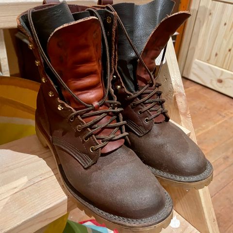 JK Boots O.T. in Seidel Redwood Oil Tan Roughout
