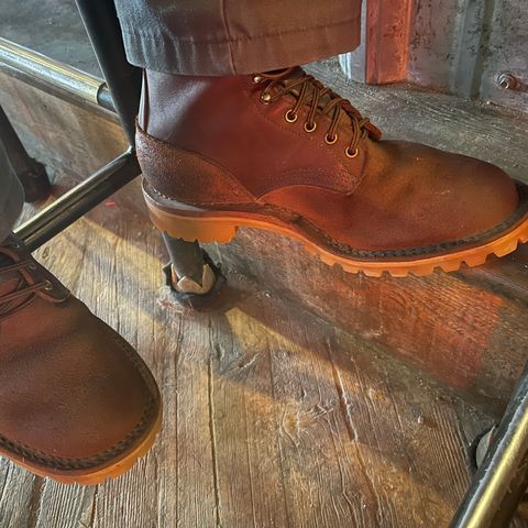 JK Boots O.T. in Seidel Redwood Oil Tan Roughout