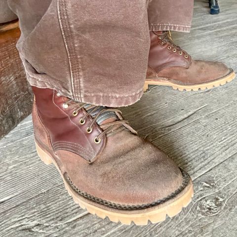 JK Boots O.T. in Seidel Redwood Oil Tan Roughout