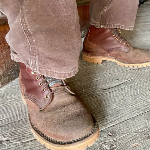JK Boots O.T. in Seidel Redwood Oil Tan Roughout