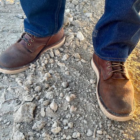 JK Boots O.T. in Seidel Redwood Oil Tan Roughout