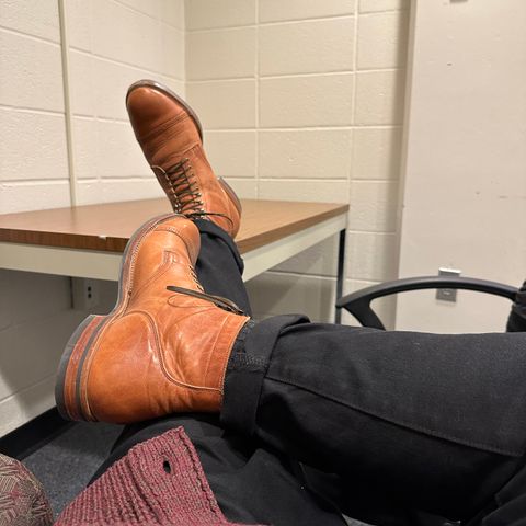 Viberg Service Boot BCT in Horween Natural Dublin