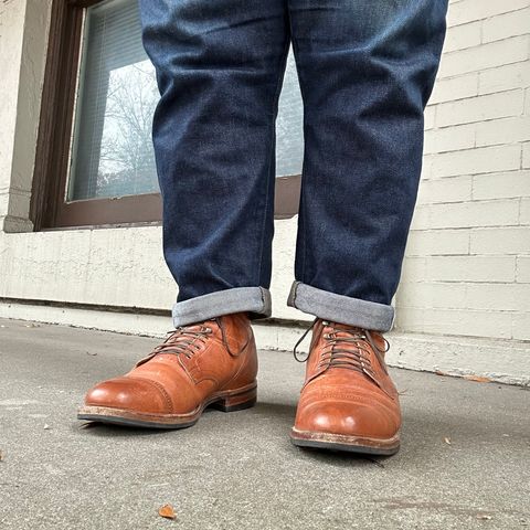 Viberg Service Boot BCT in Horween Natural Dublin