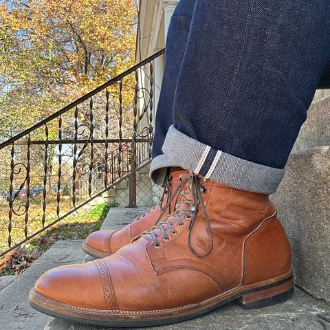 Viberg Service Boot BCT in Horween Natural Dublin