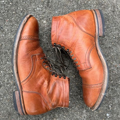 View photo of Viberg Service Boot BCT in Horween Natural Dublin