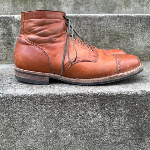 View photo of Viberg Service Boot BCT in Horween Natural Dublin