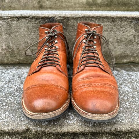 View photo of Viberg Service Boot BCT in Horween Natural Dublin