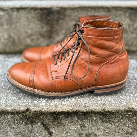 View photo of Viberg Service Boot BCT in Horween Natural Dublin